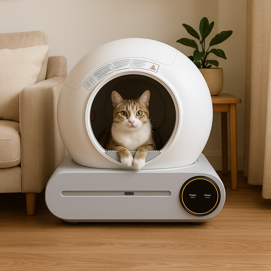 LitterLux - Zelfreinigende kattenbak - XXL